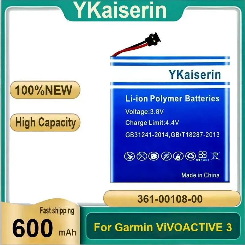 YKaiserin 600 мАч 361-00108-00 Аккумулятор сотового телефона для Garmin Vivoactive 3, портативные аккумуляторы Vivoactive 3, аккумулятор + бесплатные инструменты
YKaiserin 600 мАч 361-00108-00 Аккумулятор сотового телефона для Garmin Vivoactive 3, портативные аккумуляторы Vivoactive 3, аккумулятор + бесплатные инструменты