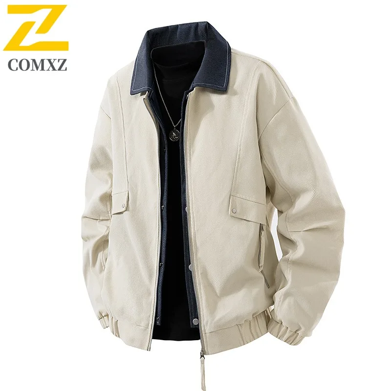 COMXZ 2025 Plus Size Mens Jacket Autumn Oversized Trendy Coat Big Tall Fashion Outerwear M 8XL Street Style Urban
COMXZ 2025 Plus Size Mens Jacket Autumn Oversized Trendy Coat Big Tall Fashion Outerwear M 8XL Street Style Urban