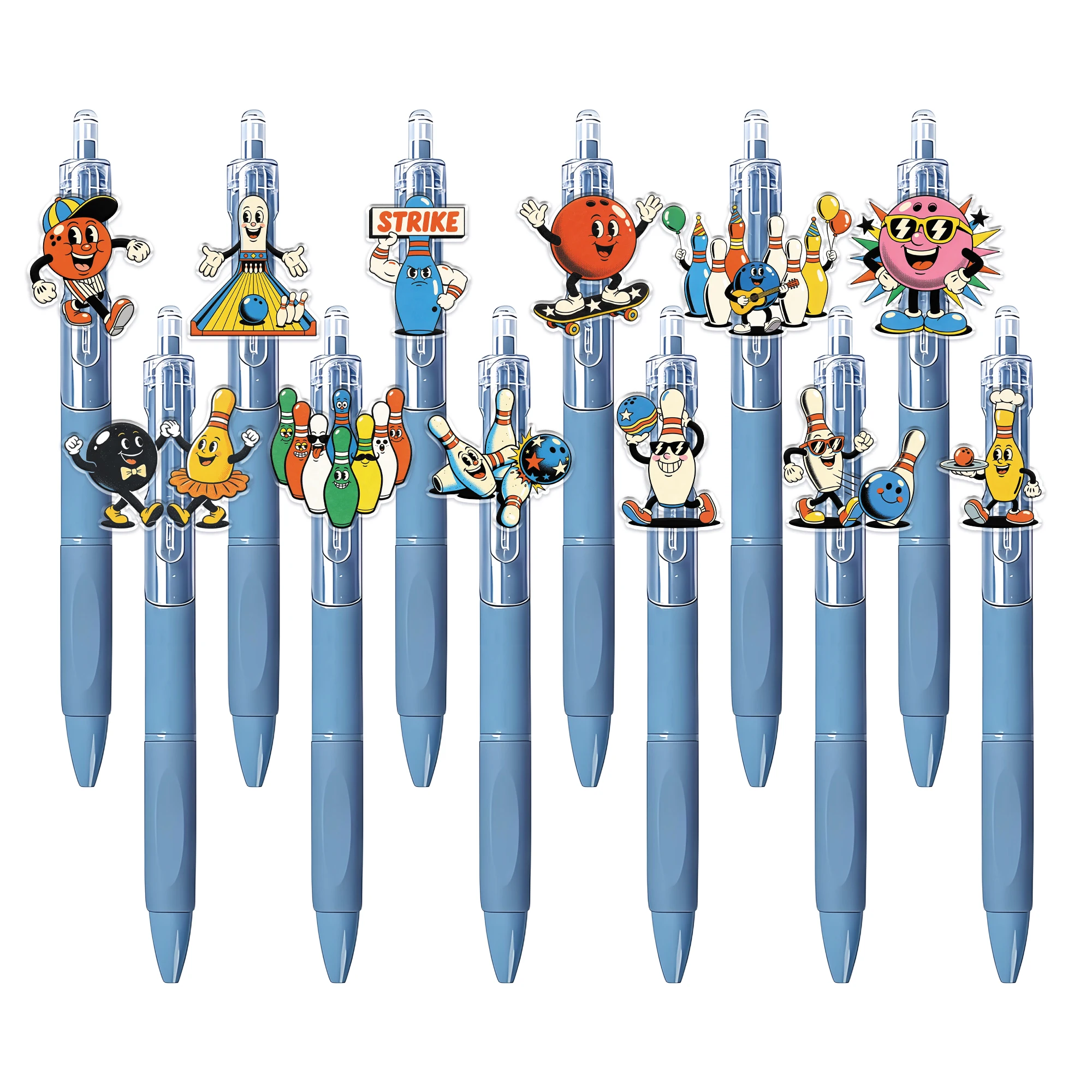 6pcs/12pcs Bowling themed ballpoint pen for sports enthusiasts, black quick drying ballpoint pen
6pcs/12pcs Bowling themed ballpoint pen for sports enthusiasts, black quick drying ballpoint pen
