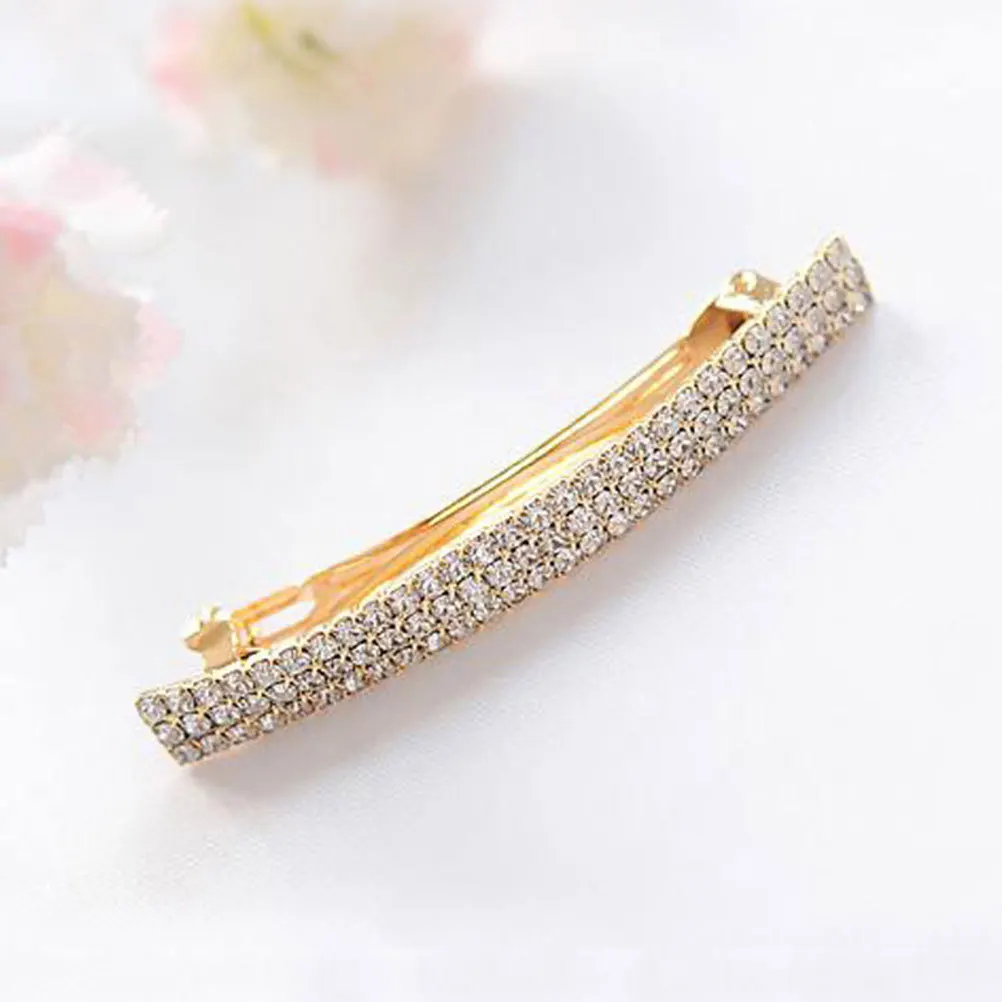 4pcs Crystal Hair Clips Golden Silver Elegant Hair Barrettes For Women Girls Fashion Temperament Accessories Durable Chic Design
4pcs Crystal Hair Clips Golden Silver Elegant Hair Barrettes For Women Girls Fashion Temperament Accessories Durable Chic Design