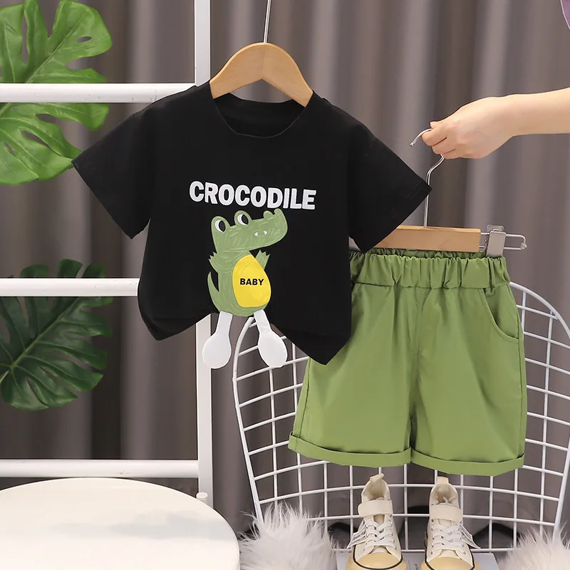 Kids Set 2024 Summer Baby Boy Clothes Luxury Designer Cartoon Short Sleeve T-shirts and Shorts Two Piece Infant Boys Outfit
Kids Set 2024 Summer Baby Boy Clothes Luxury Designer Cartoon Short Sleeve T-shirts and Shorts Two Piece Infant Boys Outfit