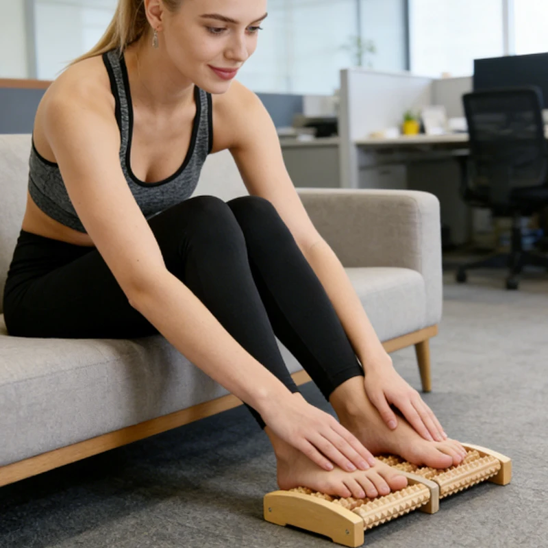 1pcs Wooden Foot Massager Roller Reflexology for Stress Fitness Health Care Feet Massager Colorful Massage Roller Pain Relief
1pcs Wooden Foot Massager Roller Reflexology for Stress Fitness Health Care Feet Massager Colorful Massage Roller Pain Relief