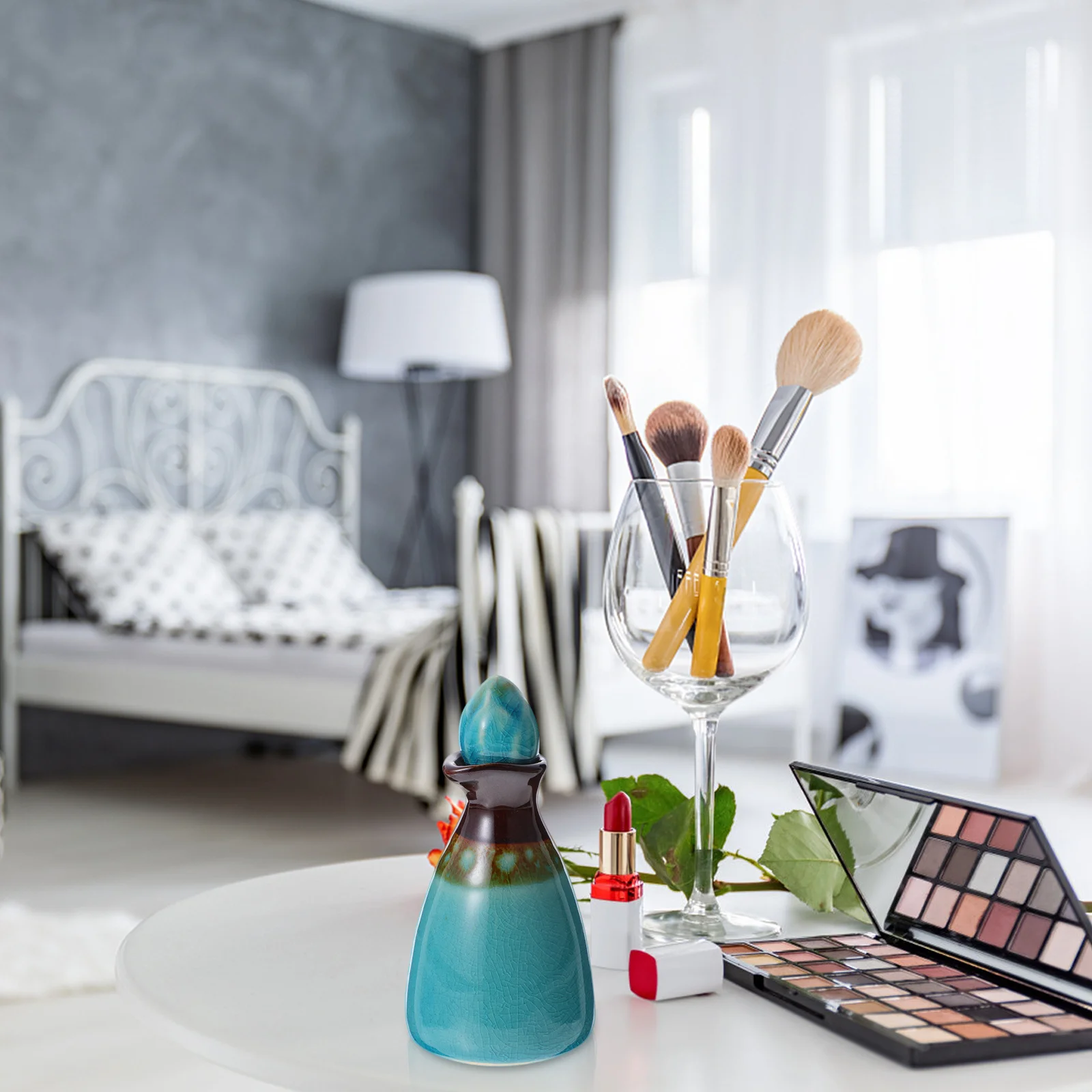 80ml Ceramic Essential Oil Bottle Ice Cracked Glaze Leak Proof Perfume Lotion Holder Liquid Storage Gift for Women
80ml Ceramic Essential Oil Bottle Ice Cracked Glaze Leak Proof Perfume Lotion Holder Liquid Storage Gift for Women