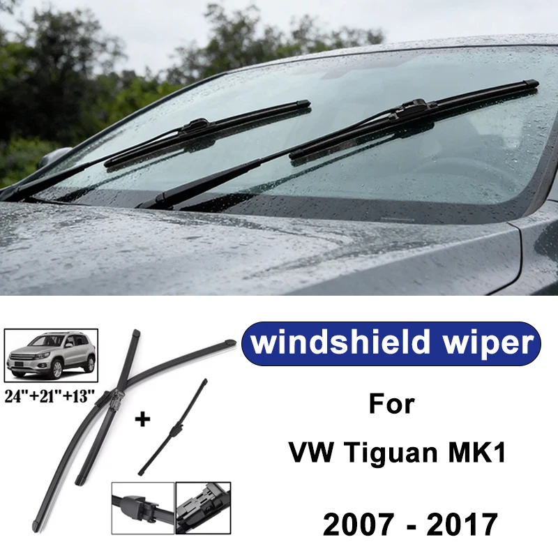 For VW Tiguan MK1 2007-2017 car windshield front/rear wipers, silent wiper blades,car blade brush accessories
For VW Tiguan MK1 2007-2017 car windshield front/rear wipers, silent wiper blades,car blade brush accessories