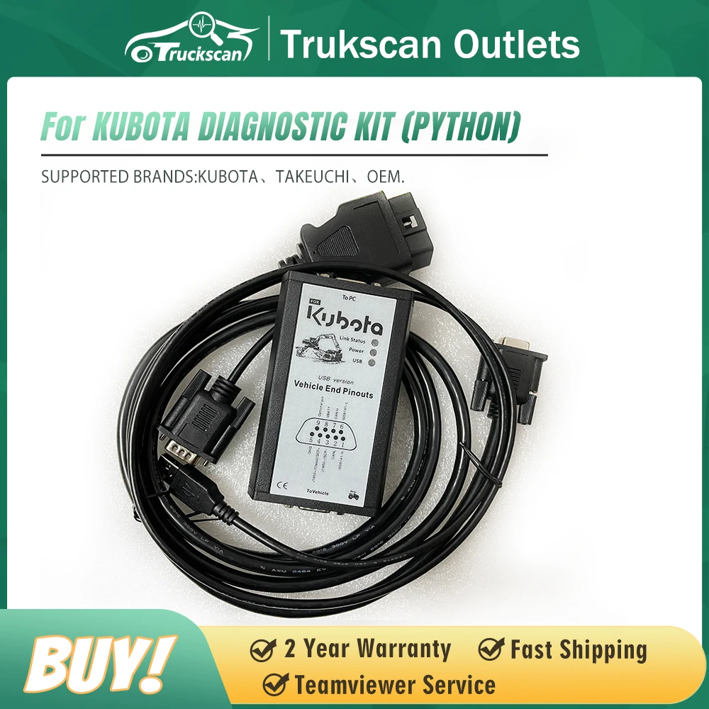 For KUBOTA Agricultural Machinery tractor truck DIAGNOSTIC TOOL TAKEUCHI Diagmaster Python DST-i datalink (DST-i) PYTHON
For KUBOTA Agricultural Machinery tractor truck DIAGNOSTIC TOOL TAKEUCHI Diagmaster Python DST-i datalink (DST-i) PYTHON