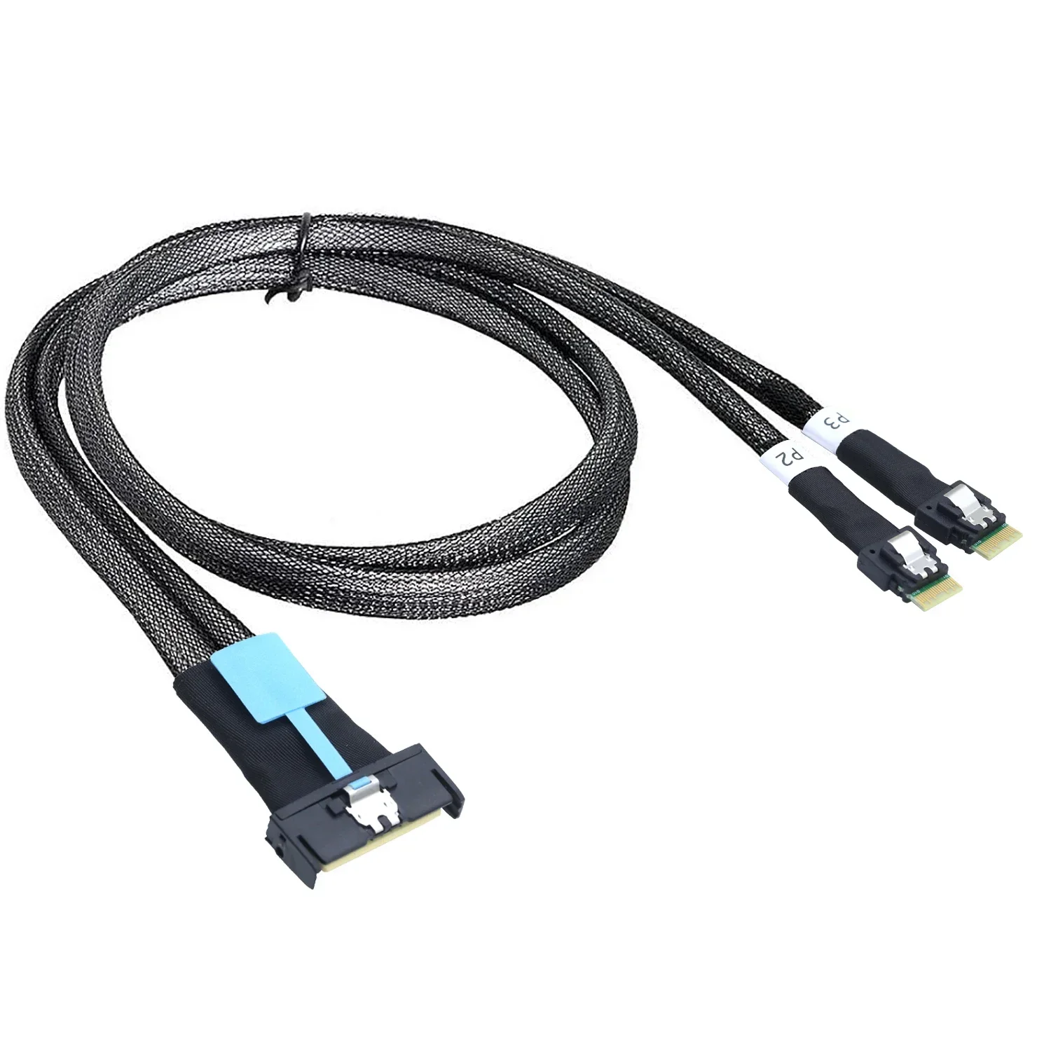 MCIO 8i 8X 74P sff-8654 to dual SFF-8654 4i server data connection Adapter cables
MCIO 8i 8X 74P sff-8654 to dual SFF-8654 4i server data connection Adapter cables