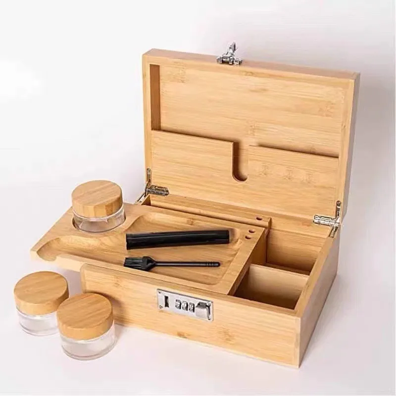 Wood Storage Box Wood Cigar Box Cigar Storage Box Cigar Humidor Desktop Humidor with Combination Lock Cigar Gifts for Men Home
Wood Storage Box Wood Cigar Box Cigar Storage Box Cigar Humidor Desktop Humidor with Combination Lock Cigar Gifts for Men Home