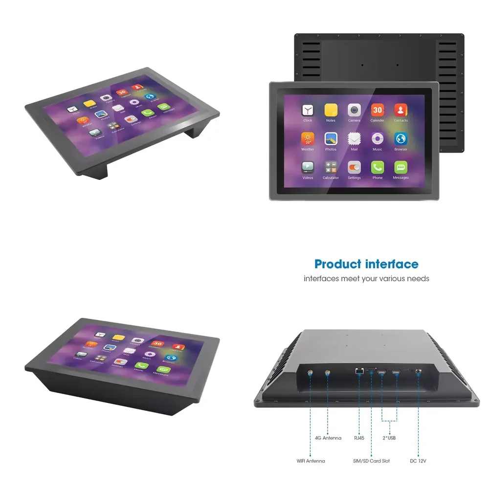 7 Inch Android All in One Pc 2000nits Ip65 Lcd Industrial Pc Rs485 Rs232 Hmi Touch Screen Industrial Panel Pc 4G GPS
7 Inch Android All in One Pc 2000nits Ip65 Lcd Industrial Pc Rs485 Rs232 Hmi Touch Screen Industrial Panel Pc 4G GPS