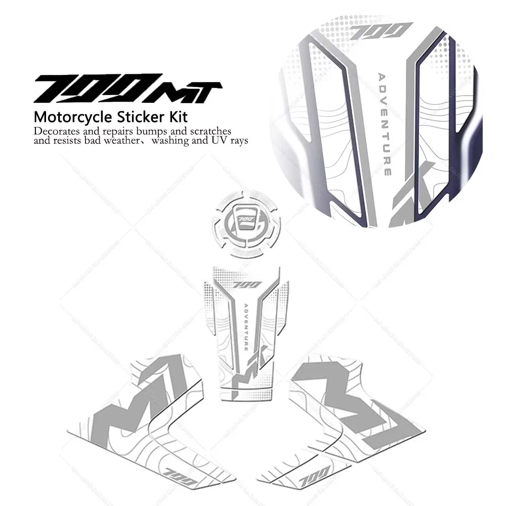 For CFMOTO 700MT 700 MT MT700 2023 2024 Motorcycle Fuel Tank Protective Sticker Waterproof UV Resistant 3D Gel Epoxy Sticker Kit
For CFMOTO 700MT 700 MT MT700 2023 2024 Motorcycle Fuel Tank Protective Sticker Waterproof UV Resistant 3D Gel Epoxy Sticker Kit
