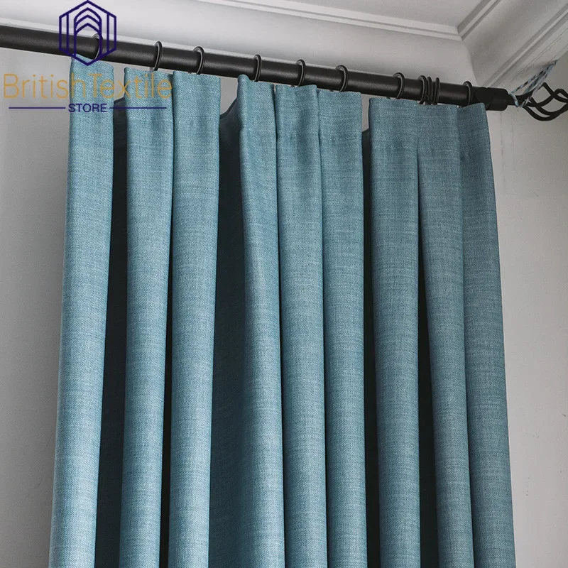 Simple Curtains for Living Dining Room Bedroom Modern Solid Color Cotton Linen Blackout Curtains
Simple Curtains for Living Dining Room Bedroom Modern Solid Color Cotton Linen Blackout Curtains