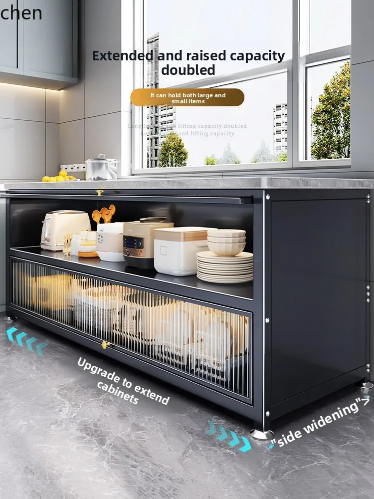 DSA Kitchen Shelf Floor-to-ceiling multi-layer rock slab storage Multifunctional side cupboards
DSA Kitchen Shelf Floor-to-ceiling multi-layer rock slab storage Multifunctional side cupboards