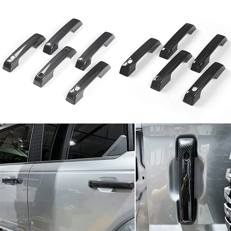 5pcs Carbon/Black Car Door Handle Bowl Cover Trim For Ford Bronco 2021 2022 2023 Styling Accessories Sticker
5pcs Carbon/Black Car Door Handle Bowl Cover Trim For Ford Bronco 2021 2022 2023 Styling Accessories Sticker