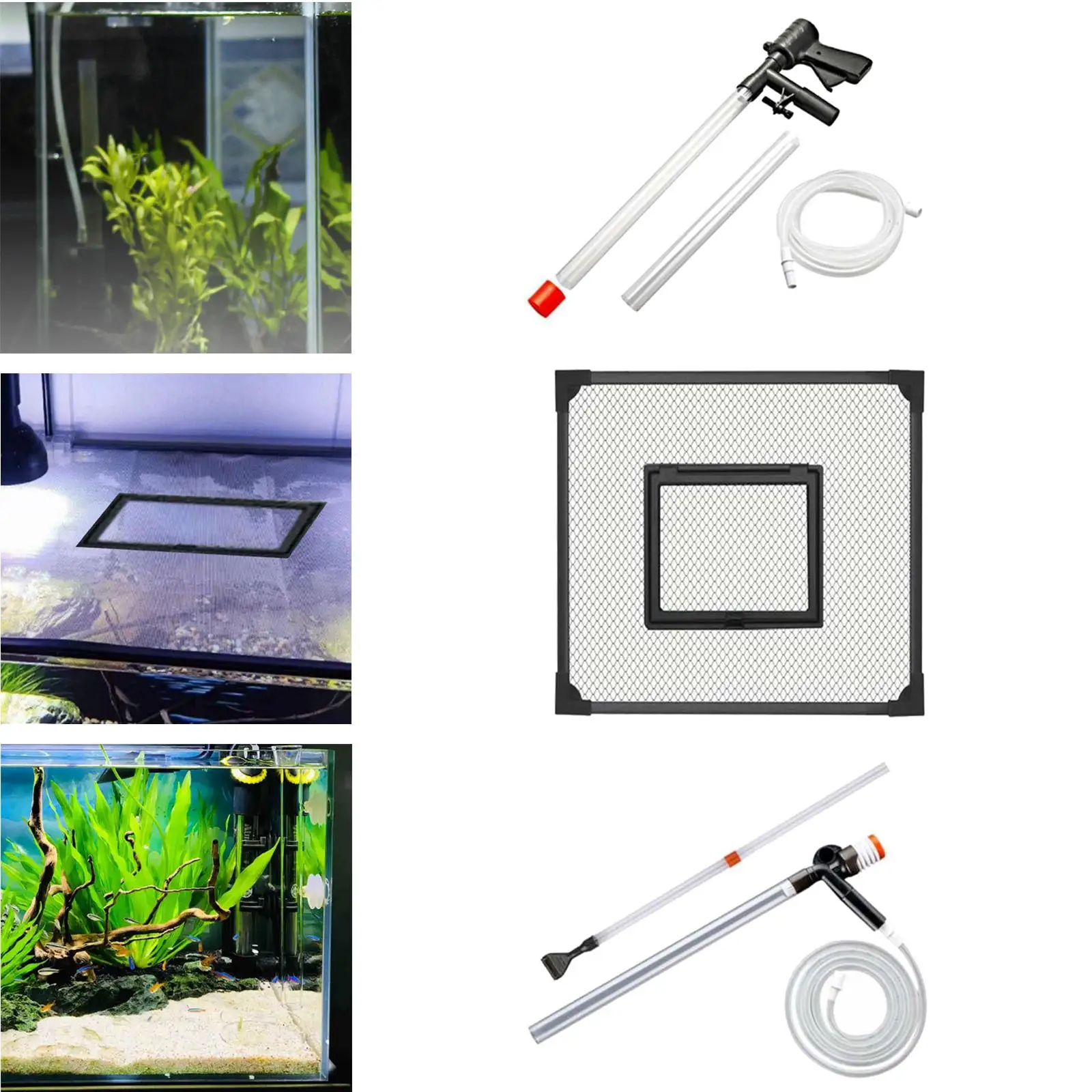 Сетка для аквариума, крышка для аквариума, сетчатая защита, защитная сетка, ручной пылесос
Сетка для аквариума, крышка для аквариума, сетчатая защита, защитная сетка, ручной пылесос
