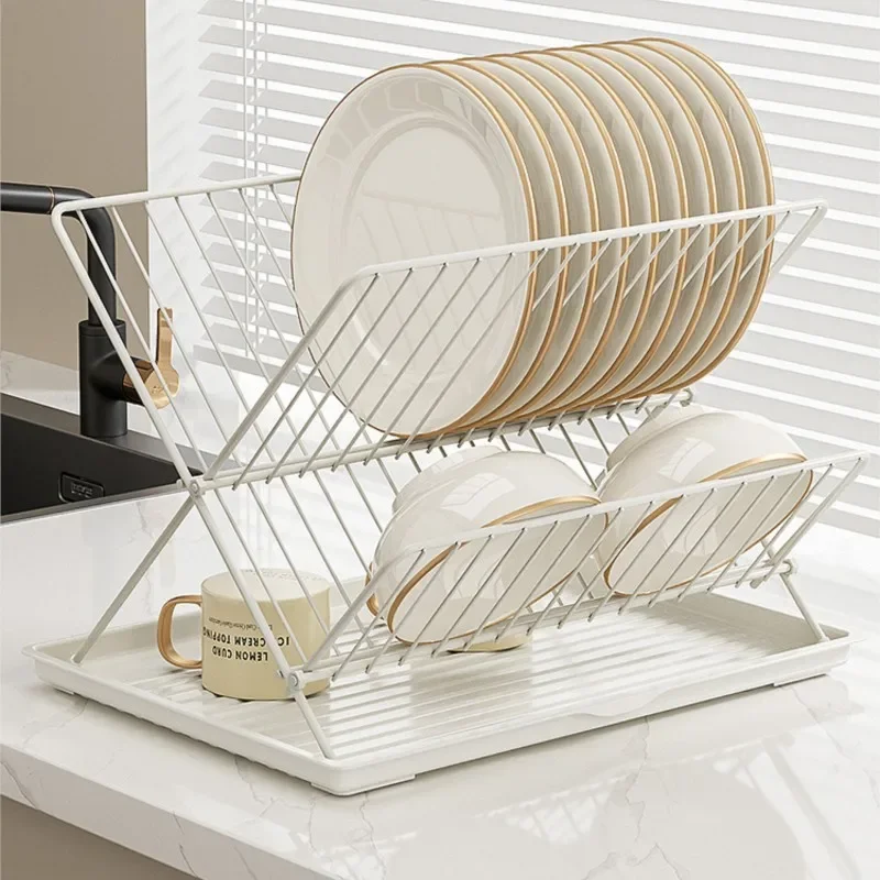 MOMO Kitchen Dish Storage Rack Countertop Drainage Dish Rack Foldable Shelf Bowl Rack Plate Dish Drainer
MOMO Kitchen Dish Storage Rack Countertop Drainage Dish Rack Foldable Shelf Bowl Rack Plate Dish Drainer