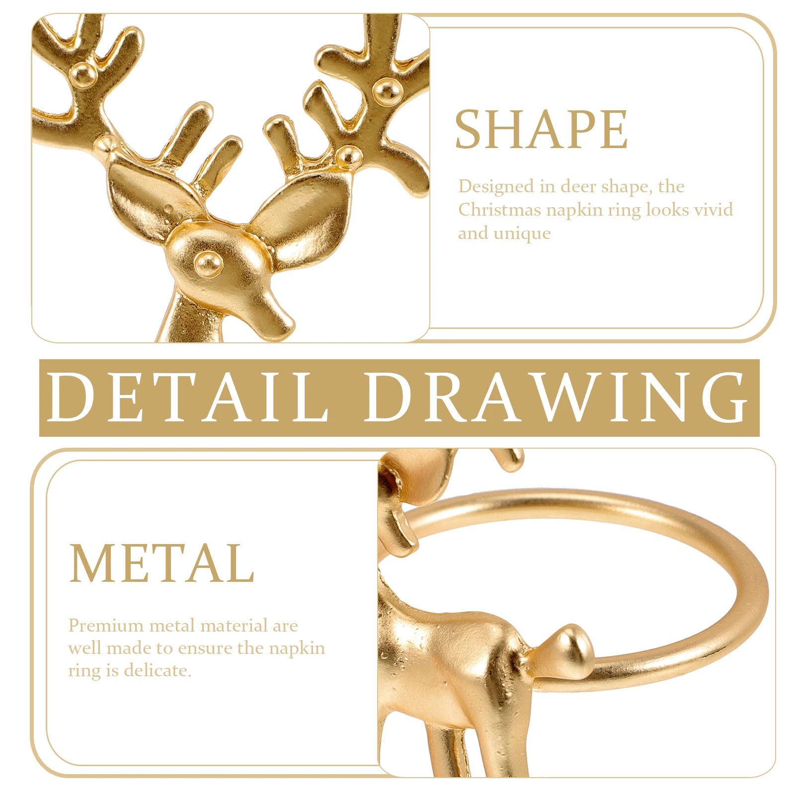 6pcs Premium Metal Rings Elegant Christmas Themed Dining Decors For Home Hotel Party Xmas Rings Table Napkin Holders Creative
6pcs Premium Metal Rings Elegant Christmas Themed Dining Decors For Home Hotel Party Xmas Rings Table Napkin Holders Creative