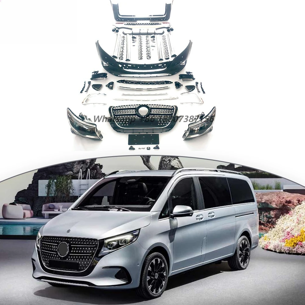 V Class W447 Old to New 2024 Year Body Kit Style for V Class 16-23y Conversion Bodykit Car Bumpers Headlights Full Set
V Class W447 Old to New 2024 Year Body Kit Style for V Class 16-23y Conversion Bodykit Car Bumpers Headlights Full Set