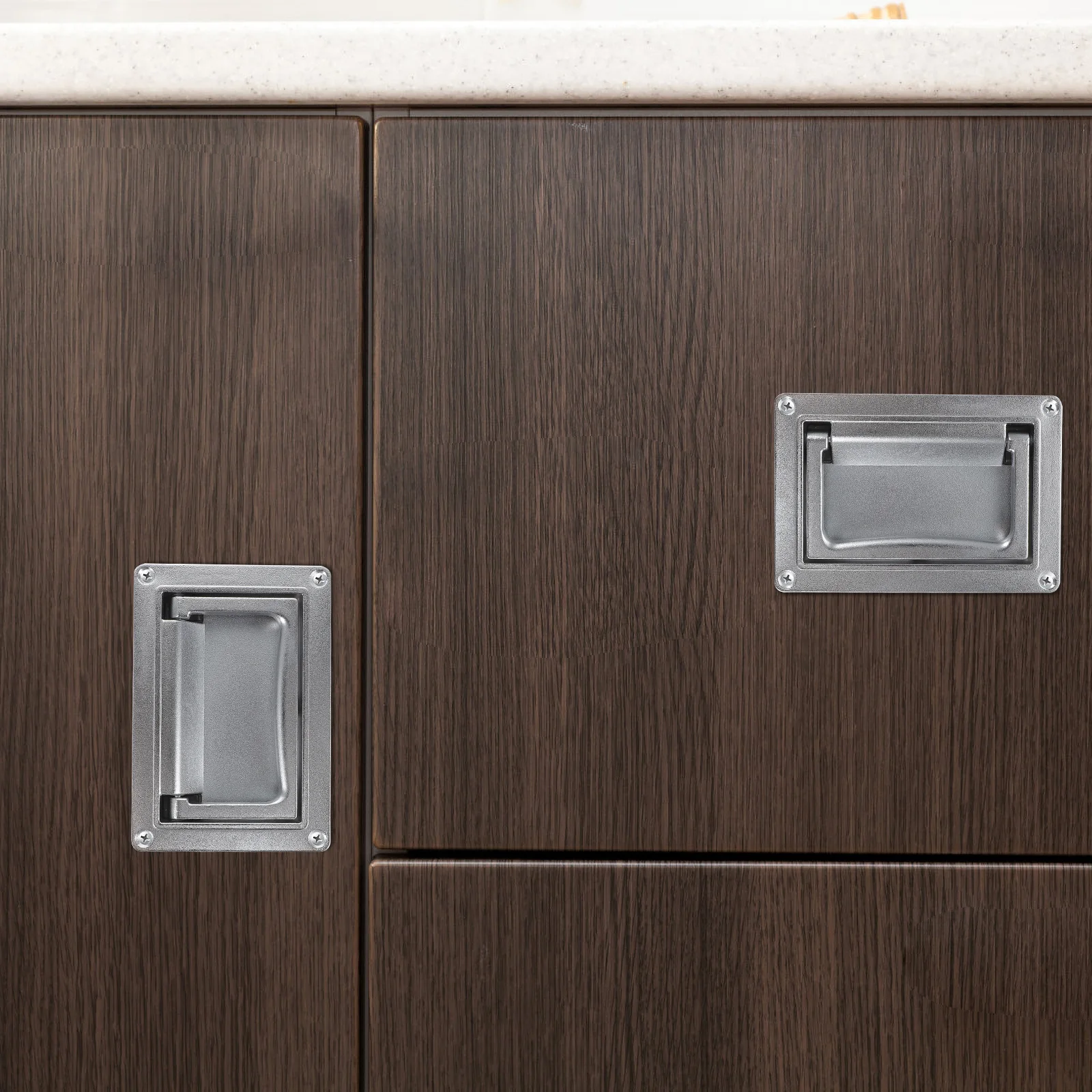 Zinc Alloy Cabinet Handle Low Profile Flush Mount Door Pull For Drawer Container Boat Trap Door Recessed Handle
Zinc Alloy Cabinet Handle Low Profile Flush Mount Door Pull For Drawer Container Boat Trap Door Recessed Handle