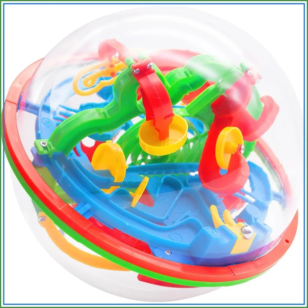 3D Maze Ball Puzzle - Brain Teaser Game for Teens & Adults, Fun Educational Toy
3D Maze Ball Puzzle - Brain Teaser Game for Teens & Adults, Fun Educational Toy
