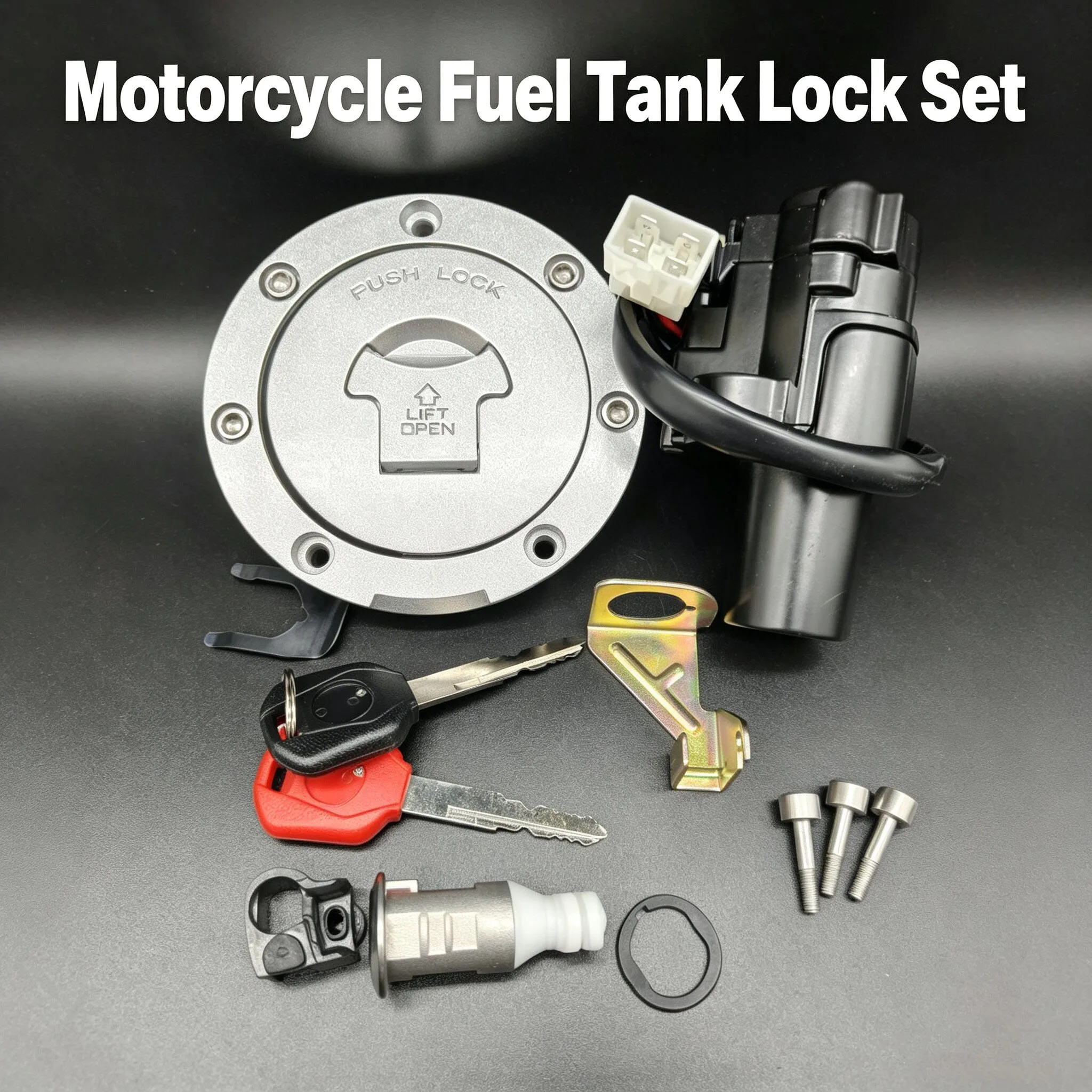 Ignition Switch Fuel Gas Cap Seat Lock Key For Honda CBR900RR CBR929 2000-2001 CBR900RR CBR954 2002-2003 CBR1100XX 1999-2006
Ignition Switch Fuel Gas Cap Seat Lock Key For Honda CBR900RR CBR929 2000-2001 CBR900RR CBR954 2002-2003 CBR1100XX 1999-2006