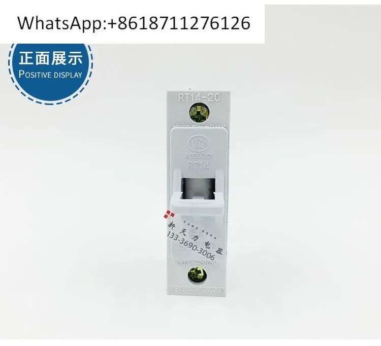 Zhenghao RT14-20 Тип крышки цилиндра База предохранителя Корпус Fusion Base Страховая база 10*38/R015 Fusion Core
Zhenghao RT14-20 Тип крышки цилиндра База предохранителя Корпус Fusion Base Страховая база 10*38/R015 Fusion Core