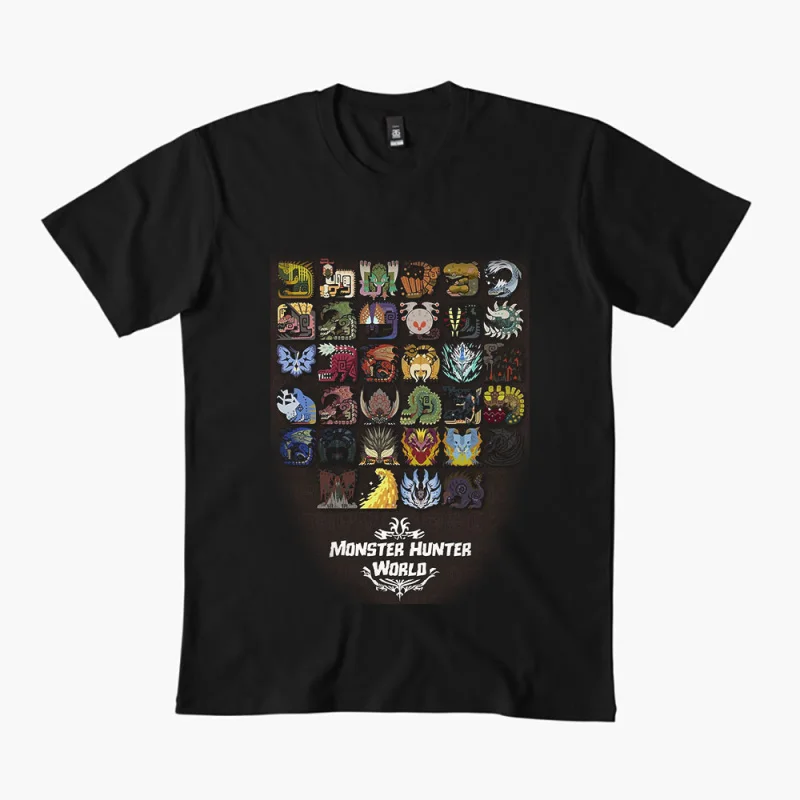 0409 Monster hunter world Poster MHW Gift T-Shirt for gamer 100% cotton Short Sleeve Graphic clothes All size tops
0409 Monster hunter world Poster MHW Gift T-Shirt for gamer 100% cotton Short Sleeve Graphic clothes All size tops