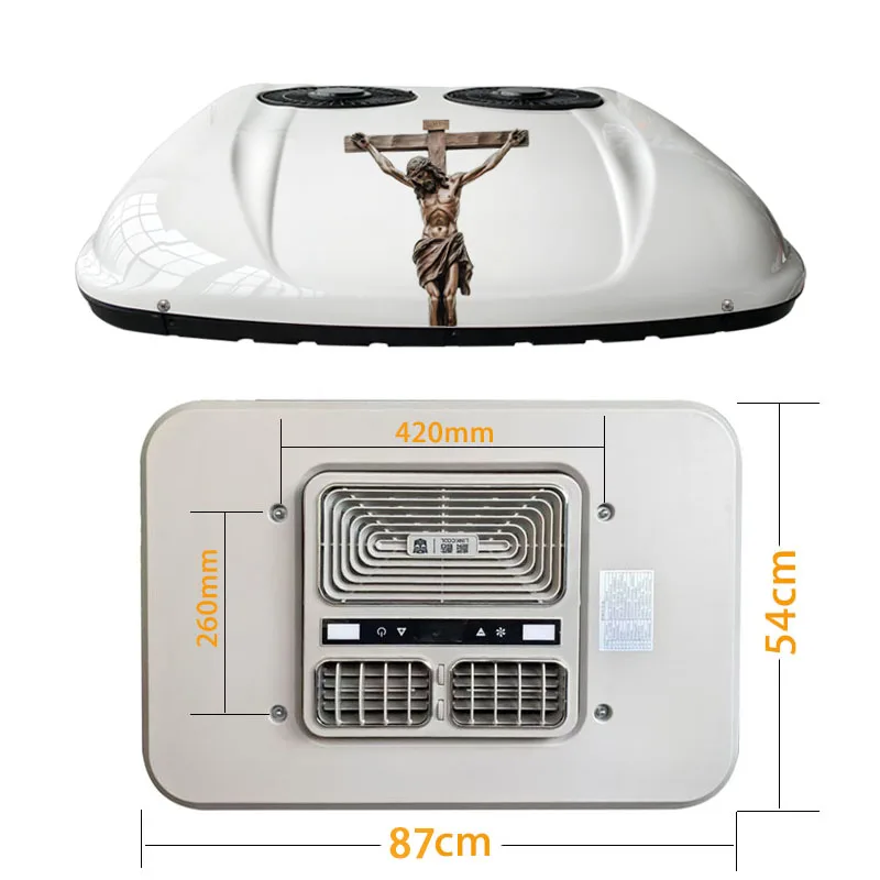 Cartoon Printed Rooftop Truck HVAC Cooling & Heating Solution New Condition Cabin Air Conditioner For Semi-Truck Overhead
Cartoon Printed Rooftop Truck HVAC Cooling & Heating Solution New Condition Cabin Air Conditioner For Semi-Truck Overhead