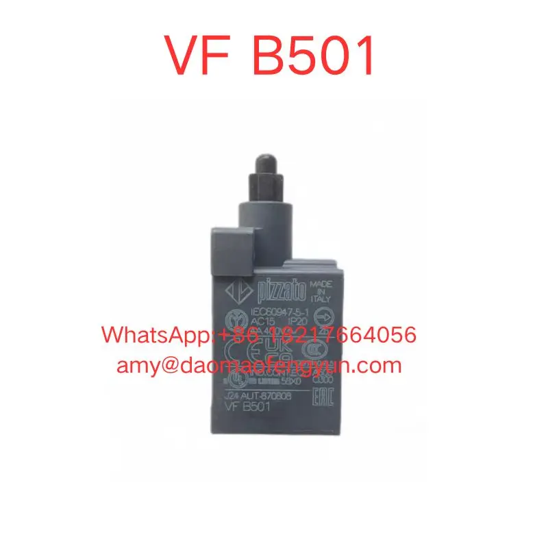 Совершенно новый концевой выключатель безопасности VF B501, быстрая доставка 
Совершенно новый концевой выключатель безопасности VF B501, быстрая доставка