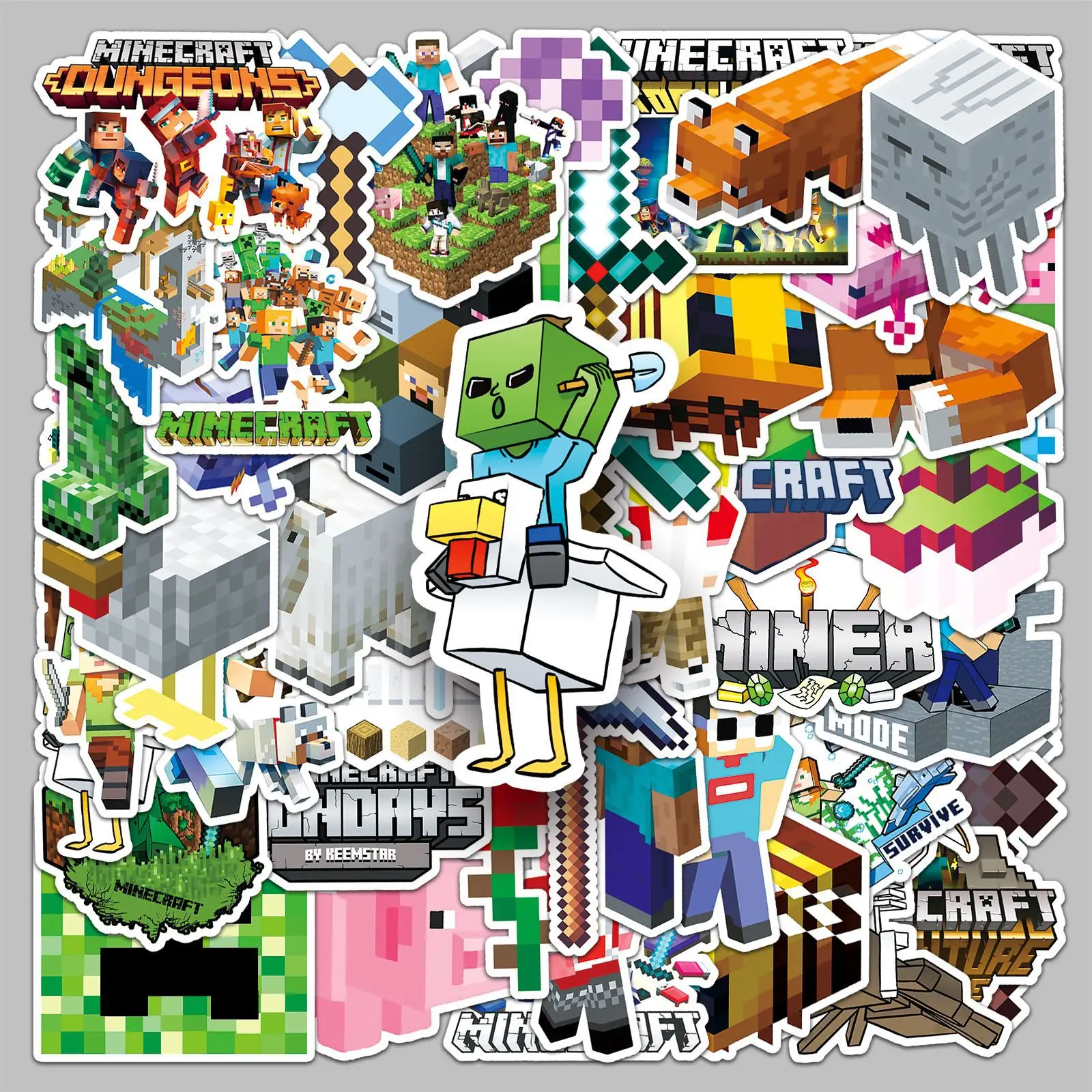50 Minecraft Games Cartoon Luggage Waterproof Graffiti Stickers Scooter Computer Tablet Decorative Stickers
50 Minecraft Games Cartoon Luggage Waterproof Graffiti Stickers Scooter Computer Tablet Decorative Stickers