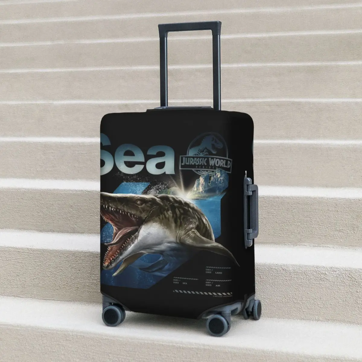 Jurassic World Rebirth Mosasaurus Sea Dinosaur Suitcase Cover Cruise Trip Holiday Practical Luggage Accesories Protector
Jurassic World Rebirth Mosasaurus Sea Dinosaur Suitcase Cover Cruise Trip Holiday Practical Luggage Accesories Protector