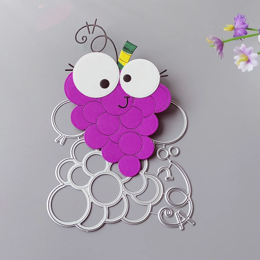 New and beautiful fruit grapes cutting dies scrapbook decoration embossed photo album decoration card making DIY crafts
New and beautiful fruit grapes cutting dies scrapbook decoration embossed photo album decoration card making DIY crafts