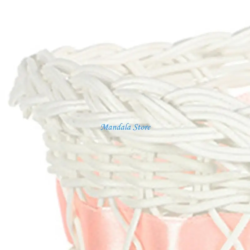 U2JC Stylish Rattan Design Portable Basket Baby Showers Wedding Party Centerpiece
U2JC Stylish Rattan Design Portable Basket Baby Showers Wedding Party Centerpiece