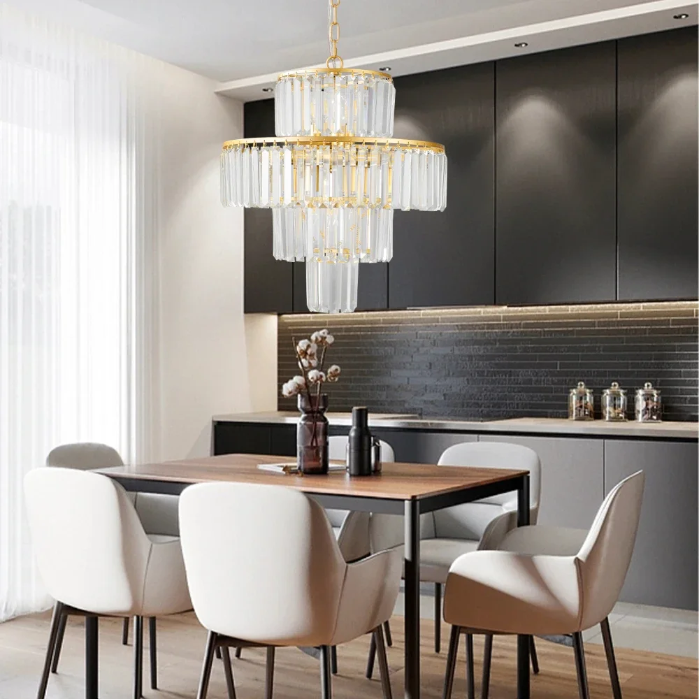 Crystal Chandelier Modern Chandeliers Lights Fixture Hanging Pendant Light Fixture for Dining Room Bedroom Living Room Dia
Crystal Chandelier Modern Chandeliers Lights Fixture Hanging Pendant Light Fixture for Dining Room Bedroom Living Room Dia