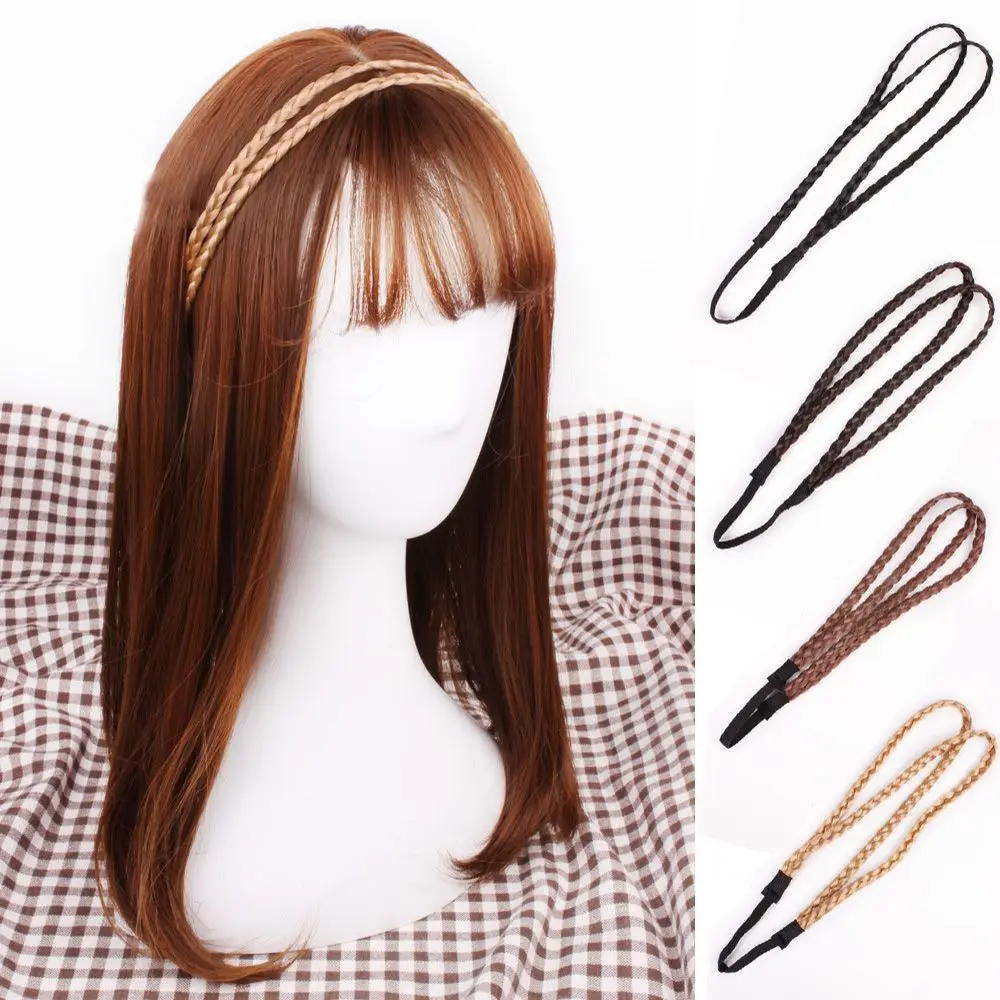 Elastic Pop Headwear Head hoop 4 colors Braided Wig Double Braided Synthetic Wig Wig Headband Braided Hair Band
Elastic Pop Headwear Head hoop 4 colors Braided Wig Double Braided Synthetic Wig Wig Headband Braided Hair Band