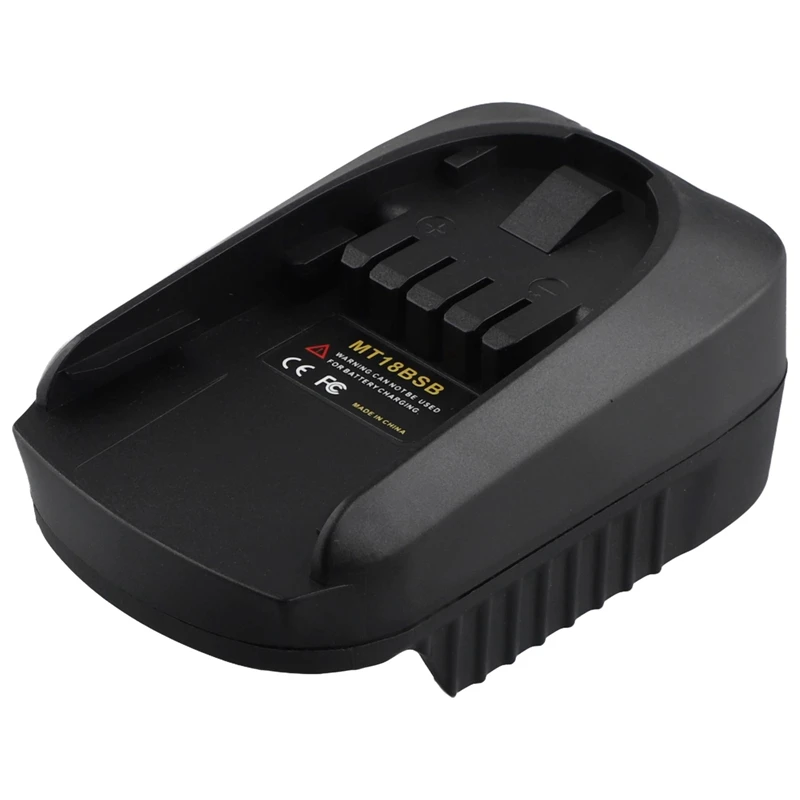 Новый адаптер для аккумулятора MT18BSB для Makita BL1850 BL1860, литий-ионный аккумулятор для 18-вольтового стандарта
Новый адаптер для аккумулятора MT18BSB для Makita BL1850 BL1860, литий-ионный аккумулятор для 18-вольтового стандарта