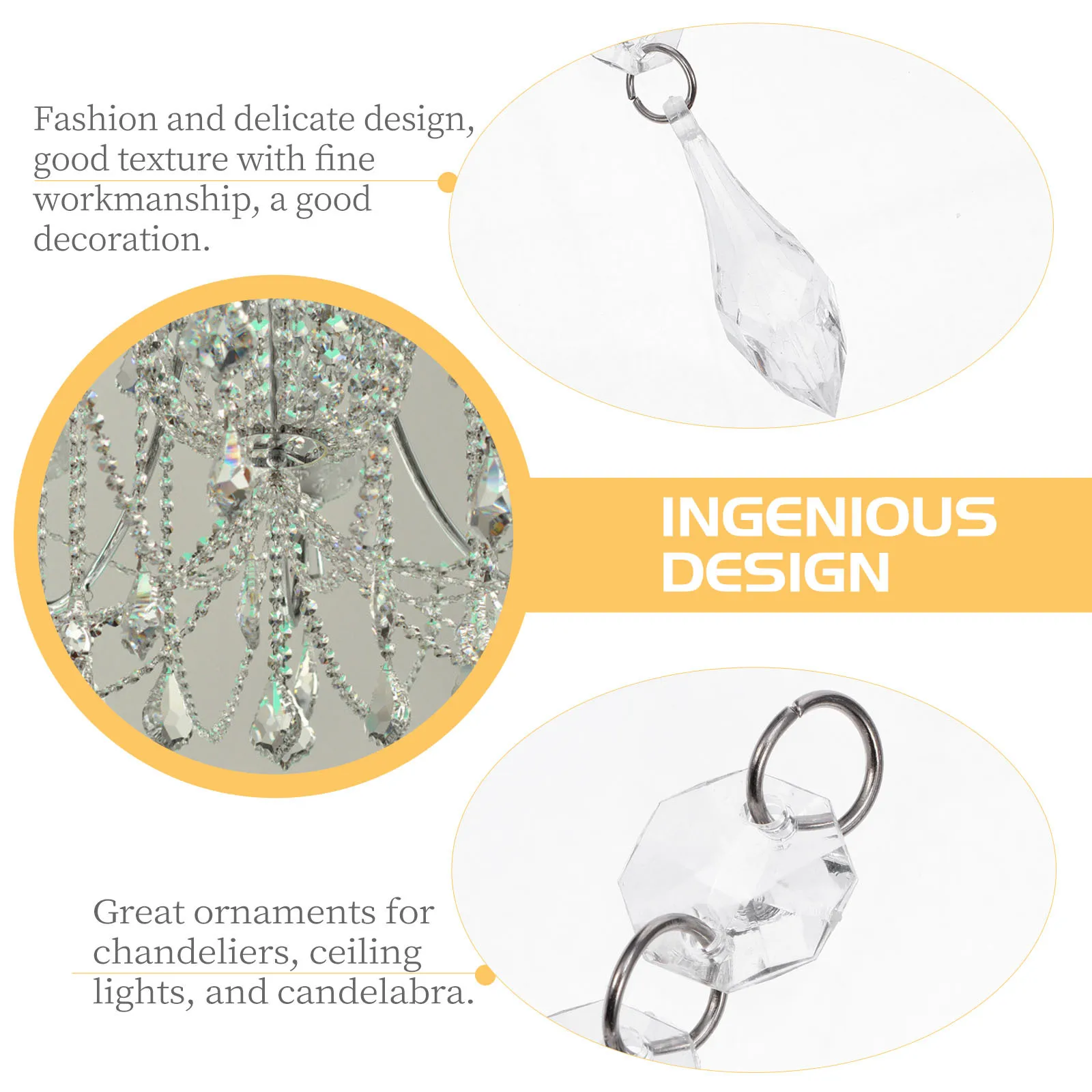 20Pcs Crystal Chandelier Hanging Crystals Beads Decorative Pendant DIY Jewelry Ornament Curtain Accessory Home Decor 
20Pcs Crystal Chandelier Hanging Crystals Beads Decorative Pendant DIY Jewelry Ornament Curtain Accessory Home Decor