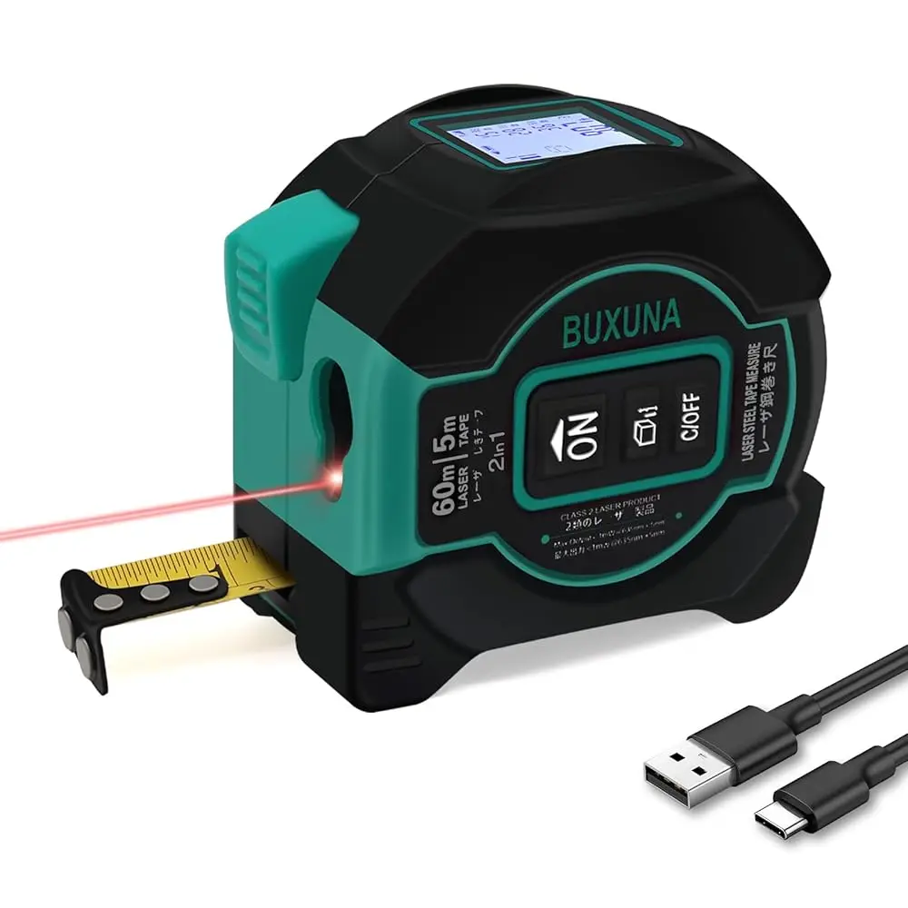 Free Shipping-2-in-1 Laser Tape Measure, Digital Tape Measure, 197 Ft Laser Tape Measure & 16 Ft Tape Measure with LED Display,
Free Shipping-2-in-1 Laser Tape Measure, Digital Tape Measure, 197 Ft Laser Tape Measure & 16 Ft Tape Measure with LED Display,