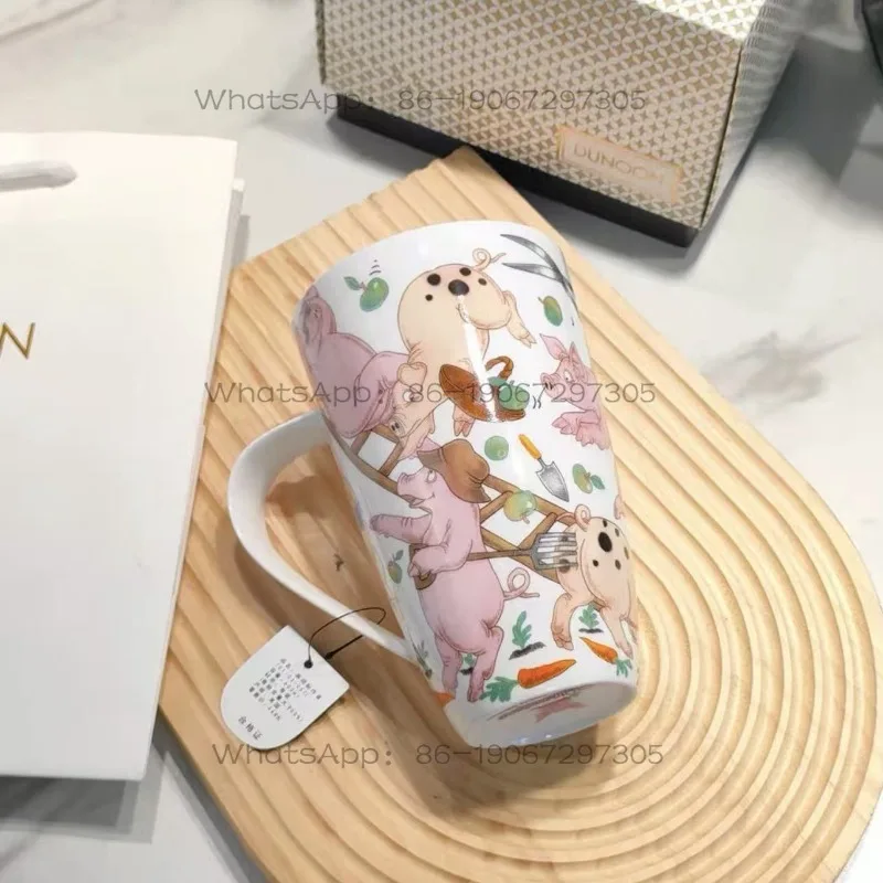 Porcelain mug, cute pig pattern 600ml
Porcelain mug, cute pig pattern 600ml
