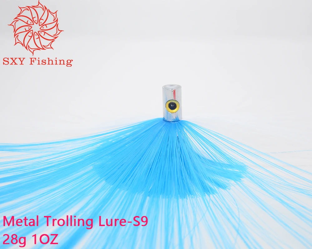 SXY FISHING Metal Trolling bait Big game lures tuna bait fishing Big Game lure Hair bait Wahoo Lure Tuna Lur S9 28g 1OZ 5.5inch
SXY FISHING Metal Trolling bait Big game lures tuna bait fishing Big Game lure Hair bait Wahoo Lure Tuna Lur S9 28g 1OZ 5.5inch