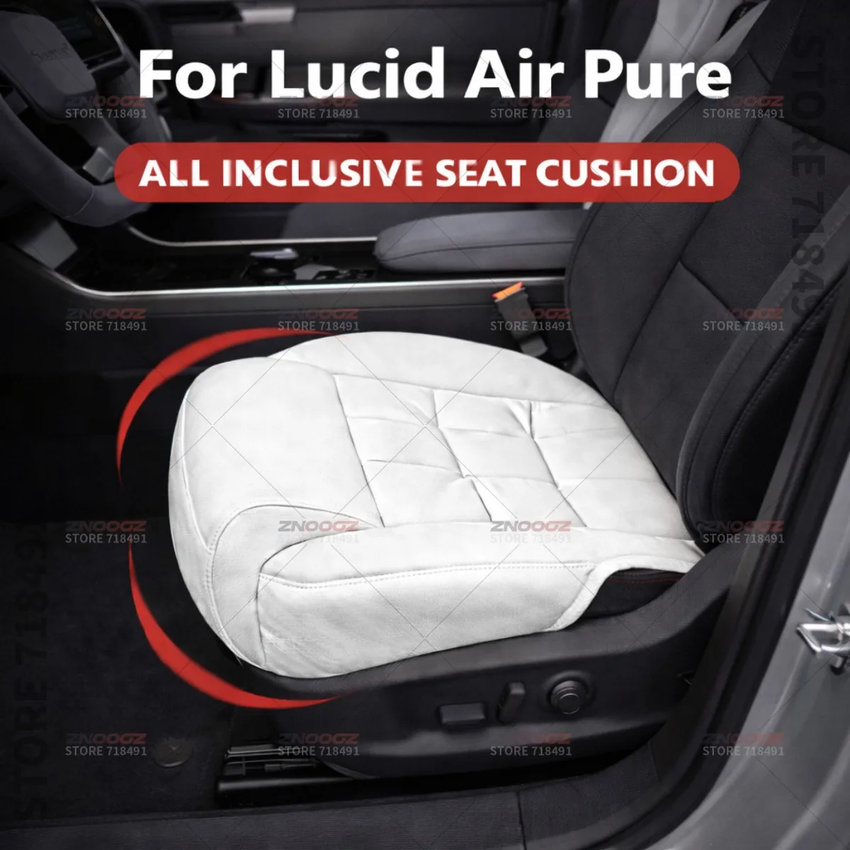 Подушка-удлинитель для автомобильного сиденья с поддержкой для ног, из пены с эффектом памяти, аксессуар для салона Lucid Air Pure
Подушка-удлинитель для автомобильного сиденья с поддержкой для ног, из пены с эффектом памяти, аксессуар для салона Lucid Air Pure