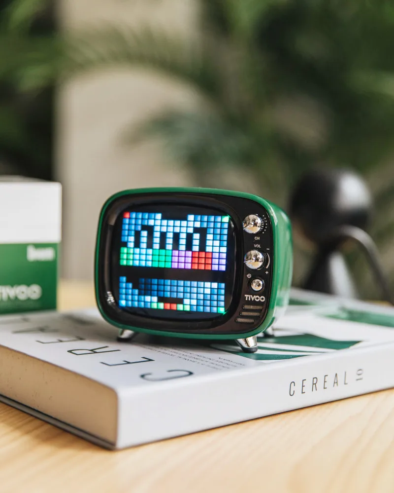 Divoom TIVOO Pixel TV Green Wireless Bluetooth Speaker APP Smart Control Retro Television Modeling Alarm Clock Speaker
Divoom TIVOO Pixel TV Green Wireless Bluetooth Speaker APP Smart Control Retro Television Modeling Alarm Clock Speaker