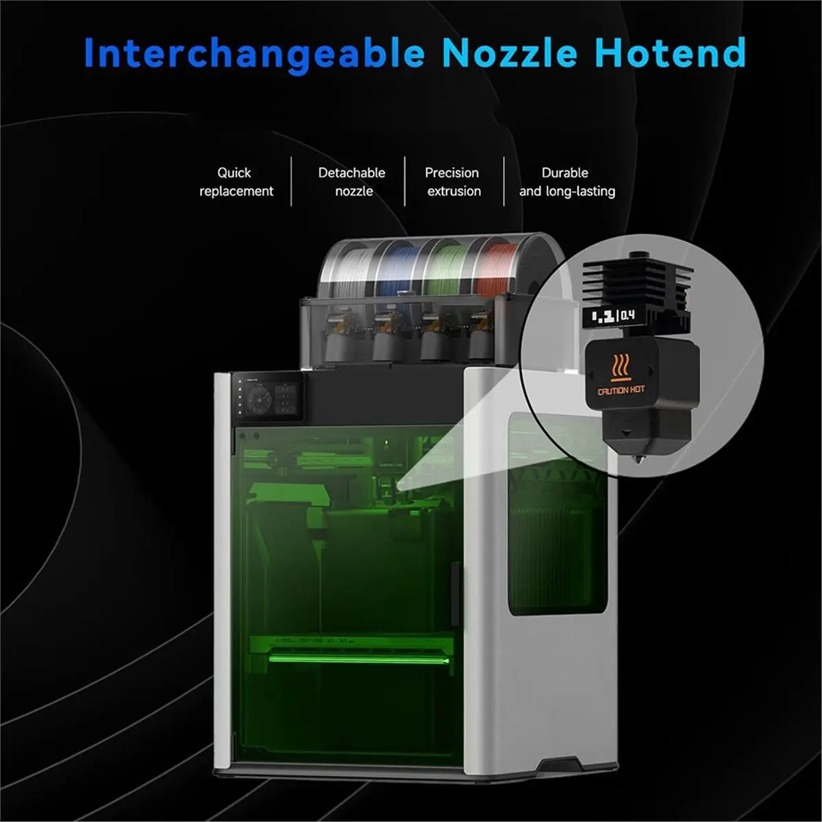 Новый комплект сменных сопел из закаленной стали H2D Hotend 0.2/0.4/0.6 мм для 3D-принтеров H2D Hotend
Новый комплект сменных сопел из закаленной стали H2D Hotend 0.2/0.4/0.6 мм для 3D-принтеров H2D Hotend