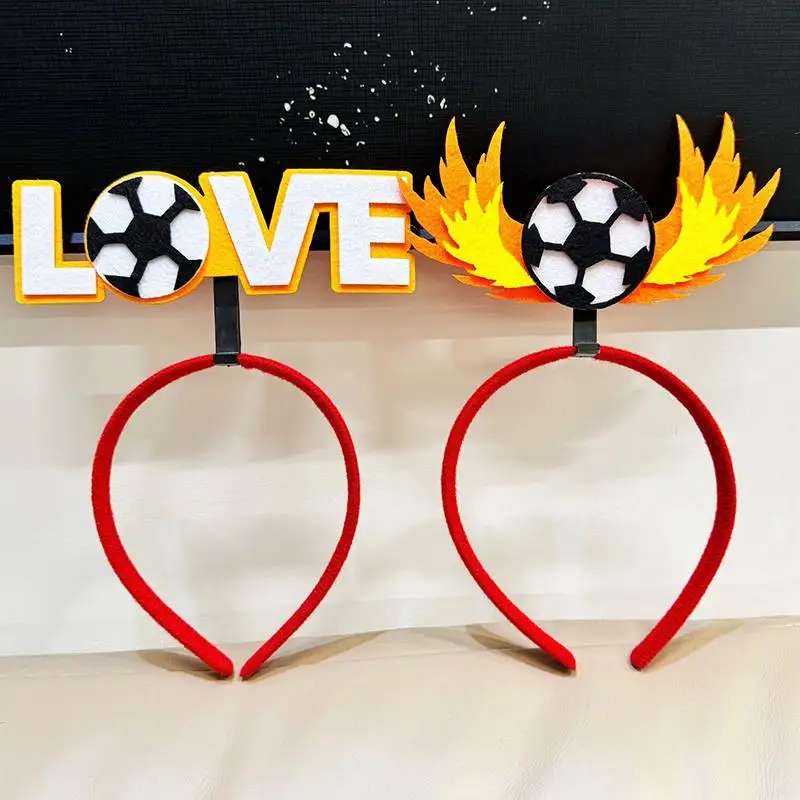 Novelty Cartoon Football Cheering Hairband Headband Headwear Hair Accessories Fan Support Prop Party Decoration
Novelty Cartoon Football Cheering Hairband Headband Headwear Hair Accessories Fan Support Prop Party Decoration