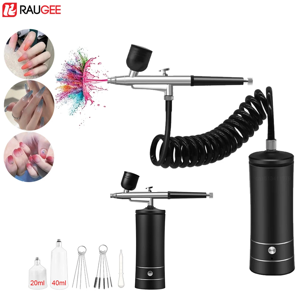 Airbrush Nails With Compressor Portable Air Brush Art Painting Cake Paint Spray Gun Cordless Mini Airbrush For Nail Decoration
Airbrush Nails With Compressor Portable Air Brush Art Painting Cake Paint Spray Gun Cordless Mini Airbrush For Nail Decoration