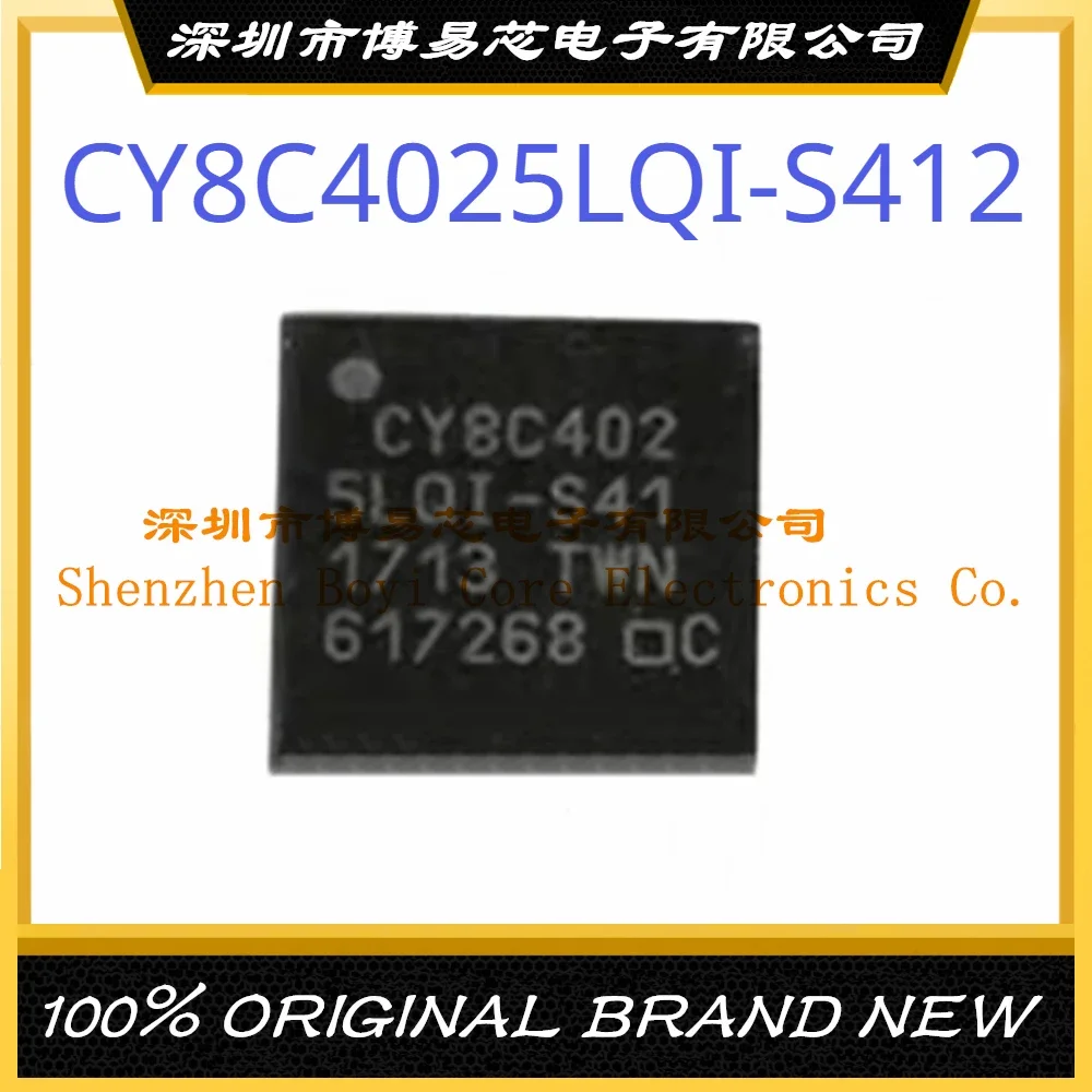 CY8C4025LQI-S412 Packaging QFN-32 ARM Cortex-M0 24MHz Flash: 32K@x8bit New Original Genuine
CY8C4025LQI-S412 Packaging QFN-32 ARM Cortex-M0 24MHz Flash: 32K@x8bit New Original Genuine