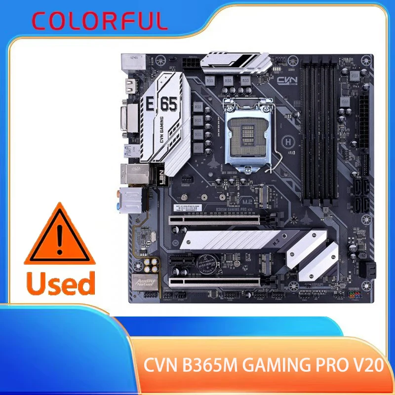 Colorful CVN B365M GAMING PRO V20 Micro ATX Intel B365 M.2 SSD 64G Double Channel Support 8 9 Gen LGA 1151 CPU Motherboard
Colorful CVN B365M GAMING PRO V20 Micro ATX Intel B365 M.2 SSD 64G Double Channel Support 8 9 Gen LGA 1151 CPU Motherboard