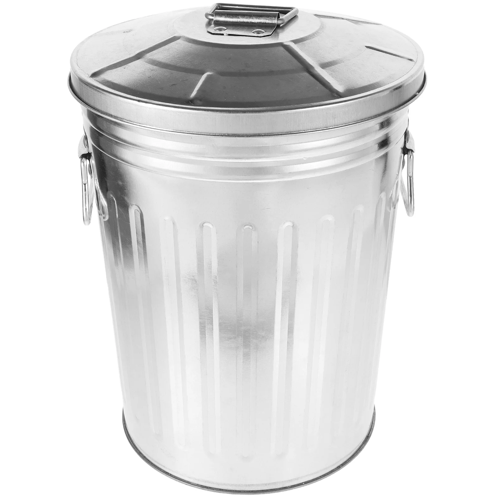 Rubbish Bin Metal Trash Can Outdoor Container Dorm outdoor Waste Garbage Silver Bedroom Basket for Bathroom Office
Rubbish Bin Metal Trash Can Outdoor Container Dorm outdoor Waste Garbage Silver Bedroom Basket for Bathroom Office