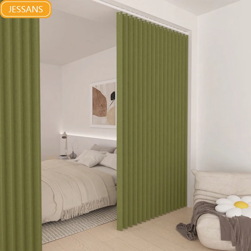 Full Blackout Pleated Curtain French Window Balcony Sunshade Heat Insulation Curtains for Wind Proof Bedroom Folding Curtain
Full Blackout Pleated Curtain French Window Balcony Sunshade Heat Insulation Curtains for Wind Proof Bedroom Folding Curtain