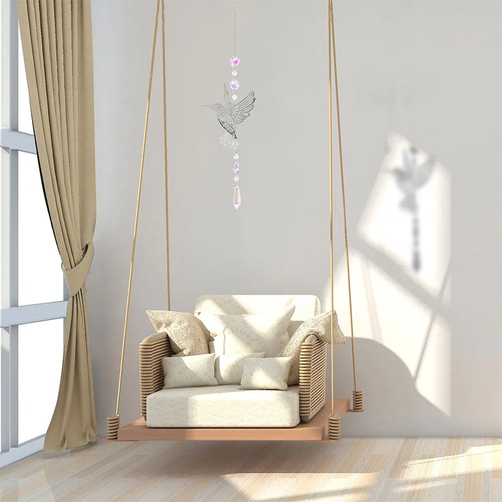 2Pcs Hanging Crystal Hummingbird Suncatcher Ornament Delicate Sun Catcher for Window Garden Decoration Indoor Outdoor
2Pcs Hanging Crystal Hummingbird Suncatcher Ornament Delicate Sun Catcher for Window Garden Decoration Indoor Outdoor