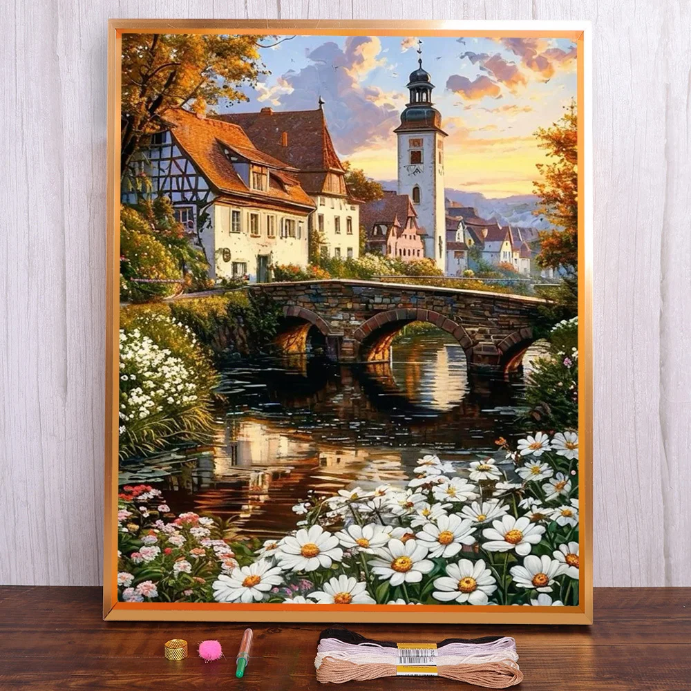 Landscape River Cross-Stitch Complete Kit DIY Embroidery Painting Handicraft Handiwork Needlework Design Home Decor Mulina
Landscape River Cross-Stitch Complete Kit DIY Embroidery Painting Handicraft Handiwork Needlework Design Home Decor Mulina
