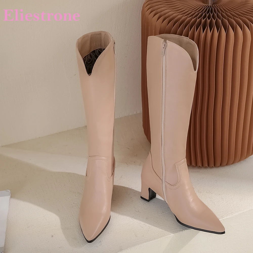 Winter New Comfortable Apricot Brown Women Knee High Riding Boots High Heels Lady Nude Shoes Plus Small Big Size 11 31 44 46 48
Winter New Comfortable Apricot Brown Women Knee High Riding Boots High Heels Lady Nude Shoes Plus Small Big Size 11 31 44 46 48